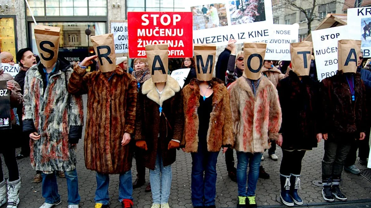 Day Protest in Skopje Organized by Federation of Trade Unions of North Macedonia